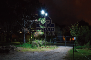Depar Solar Street Light Project with lithium battery