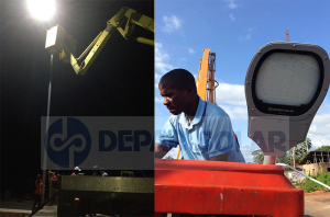 Depar Solar Installation Team in Africa