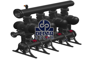 Solar powered water filter design by Depar Solar