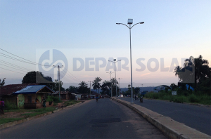 Depar Solar Street Lights erected in Africa